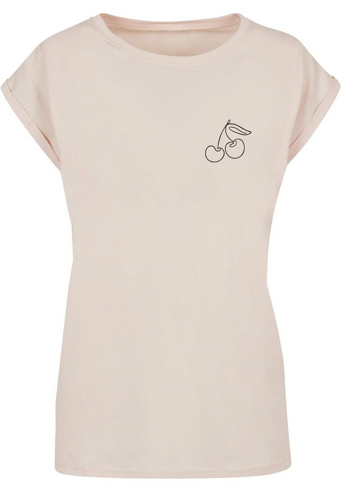Merchcode T-Shirt Merchcode Damen Ladies Cherry T-Shirt (1-tlg) von Merchcode