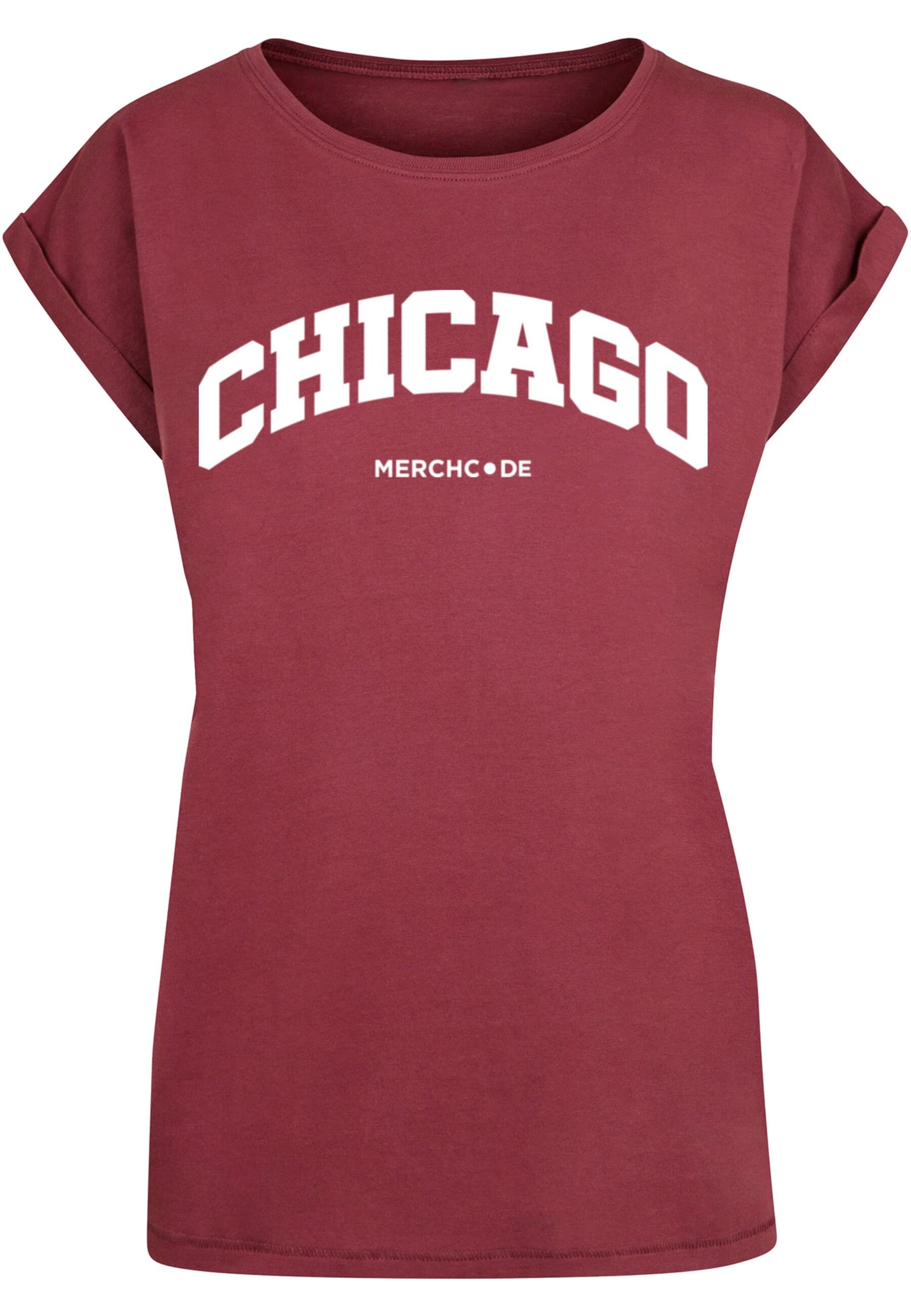Merchcode T-Shirt "Merchcode Damen Ladies Chicago Wording - T-Shirt", (1 tlg.) Merchcode T-Shirt "Merchcode Damen Ladies Chicago Wording - T-Shirt", (1 tlg.) von Merchcode