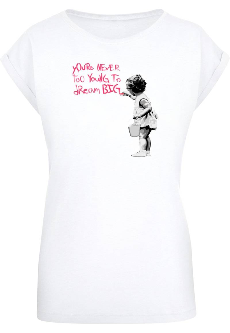 Merchcode T-Shirt "Merchcode Damen Ladies Dream Big T-Shirt" 1 Stk. von Merchcode