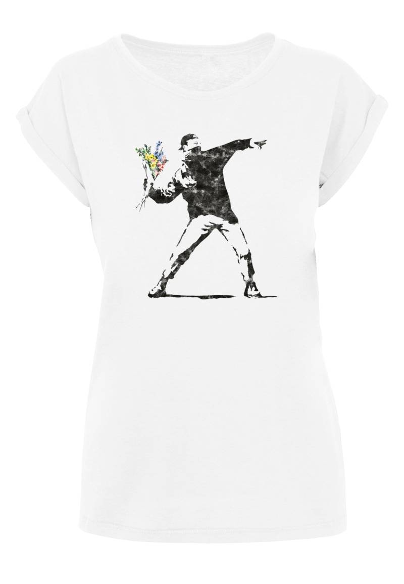 Merchcode T-Shirt "Merchcode Damen Ladies Flower Bomb T-Shirt", (1 tlg.) von Merchcode
