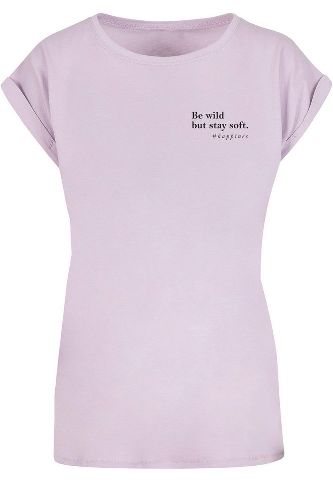 Merchcode T-Shirt Merchcode Damen Ladies Happines T-Shirt (1-tlg) von Merchcode