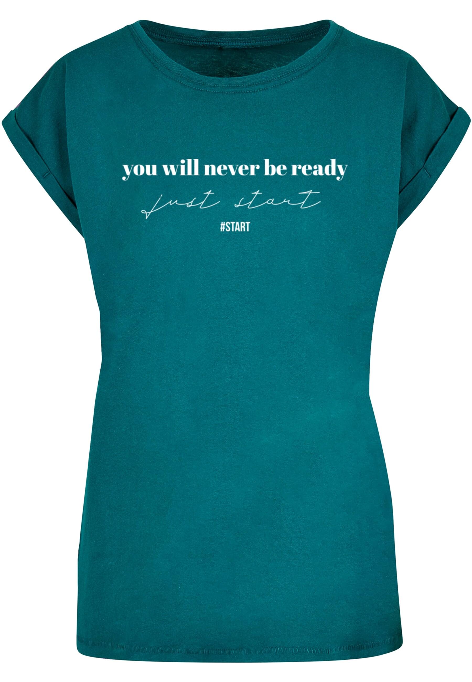 Merchcode T-Shirt "Merchcode Damen Ladies Just Start T-Shirt", (1 tlg.) Merchcode T-Shirt "Merchcode Damen Ladies Just Start T-Shirt", (1 tlg.) von Merchcode