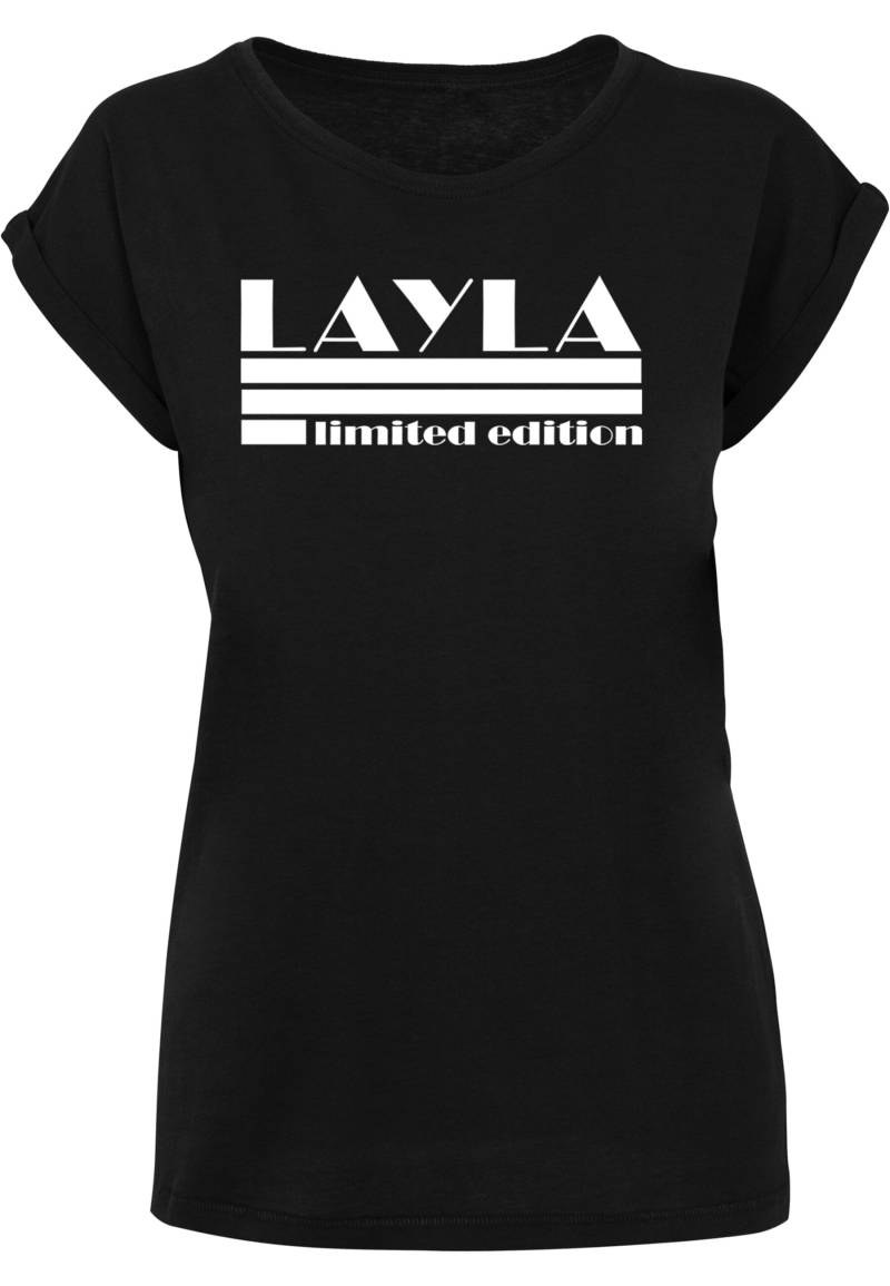 Merchcode T-Shirt "Merchcode Damen Ladies Layla - Limited Edition X T-Shirt", (1 tlg.) von Merchcode