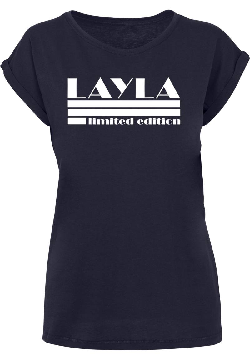 Merchcode T-Shirt "Merchcode Damen Ladies Layla - Limited Edition X T-Shirt", (1 tlg.) von Merchcode