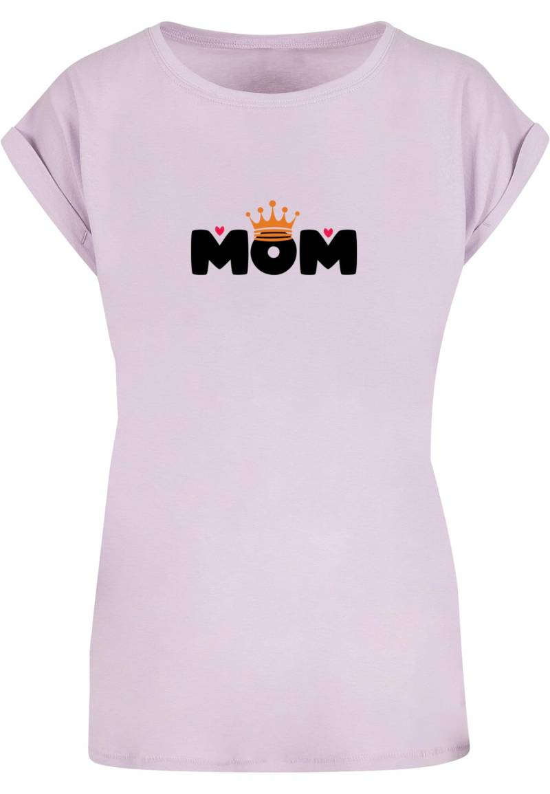 Merchcode T-Shirt "Merchcode Damen Ladies Mothers Day - Queen Mom T-Shirt" 1 Stk. tlg. von Merchcode