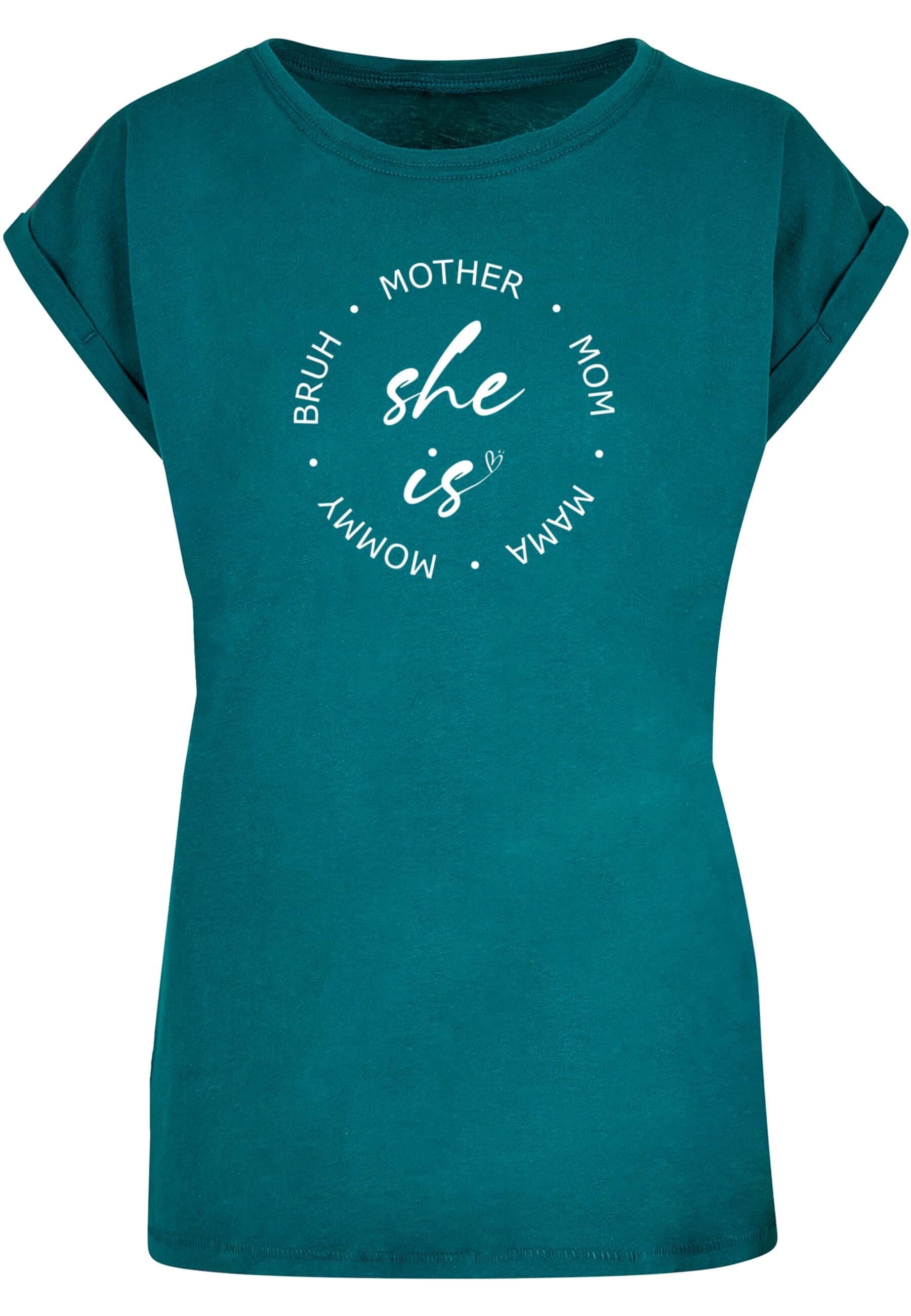 Merchcode T-Shirt "Merchcode Damen Ladies Mothers Day - She is T-Shirt", (1 tlg.) Merchcode T-Shirt "Merchcode Damen Ladies Mothers Day - She is T-Shirt", (1 tlg.) von Merchcode