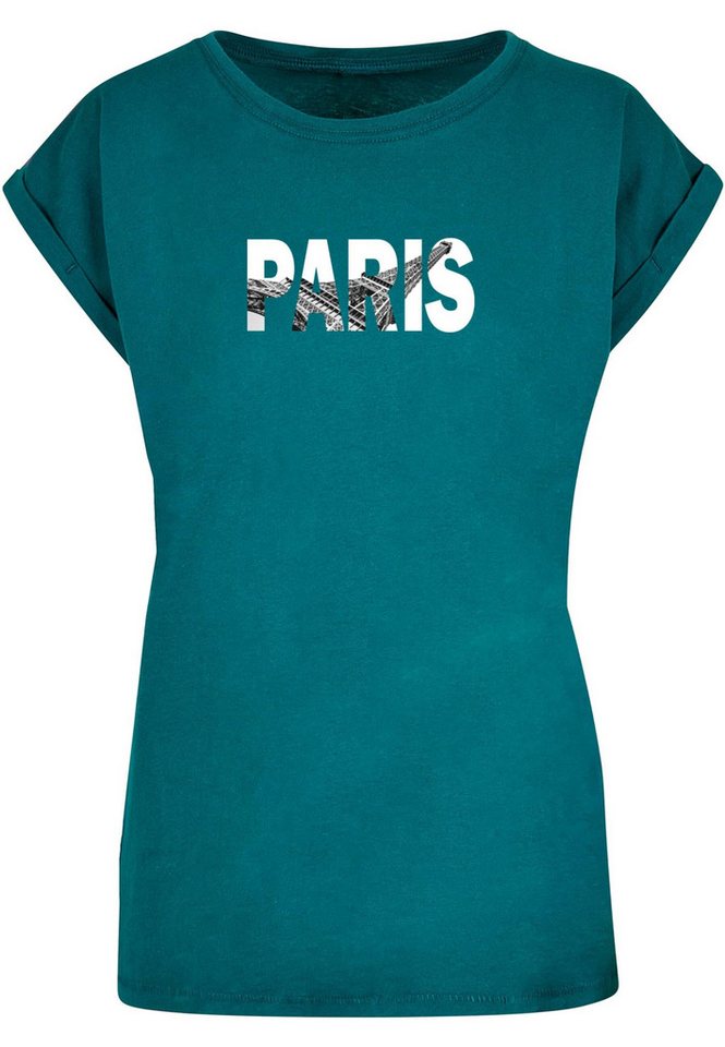 Merchcode T-Shirt Merchcode Damen Ladies Paris Eiffel Tower T-Shirt (1-tlg) von Merchcode