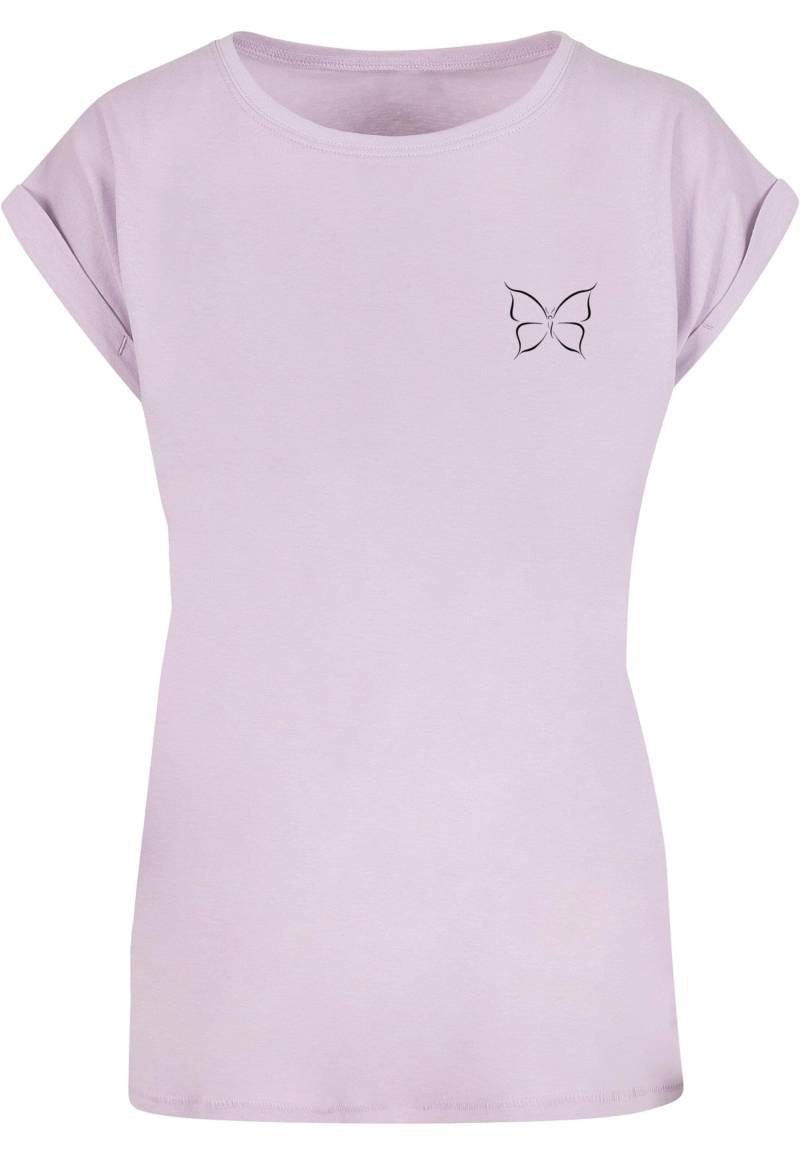 Merchcode T-Shirt "Merchcode Damen Ladies Spring - Butterfly T-Shirt", (1 tlg.) von Merchcode