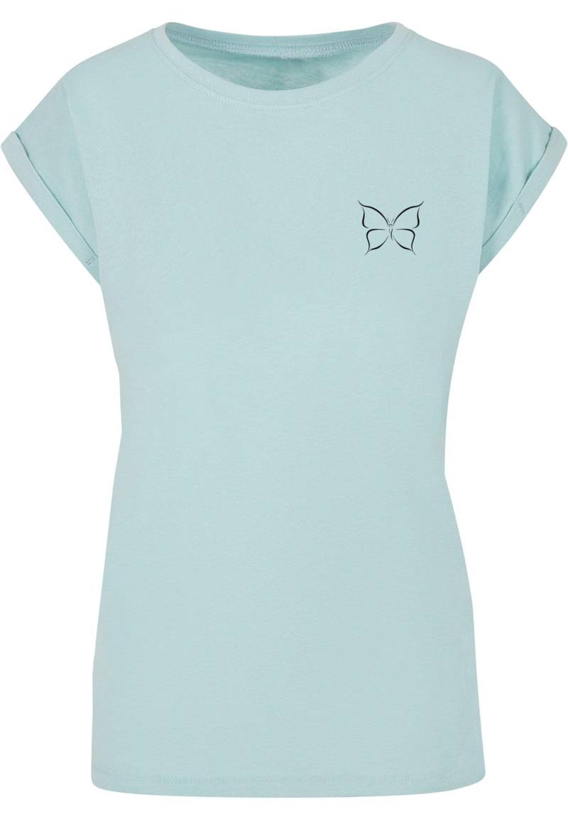Merchcode T-Shirt "Merchcode Damen Ladies Spring - Butterfly T-Shirt", (1 tlg.) von Merchcode