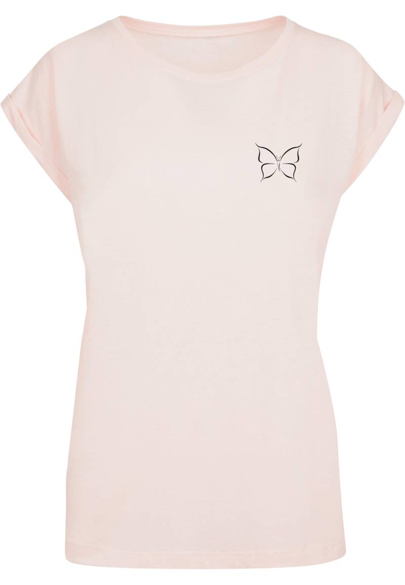 Merchcode T-Shirt "Merchcode Damen Ladies Spring - Butterfly T-Shirt", (1 tlg.) von Merchcode