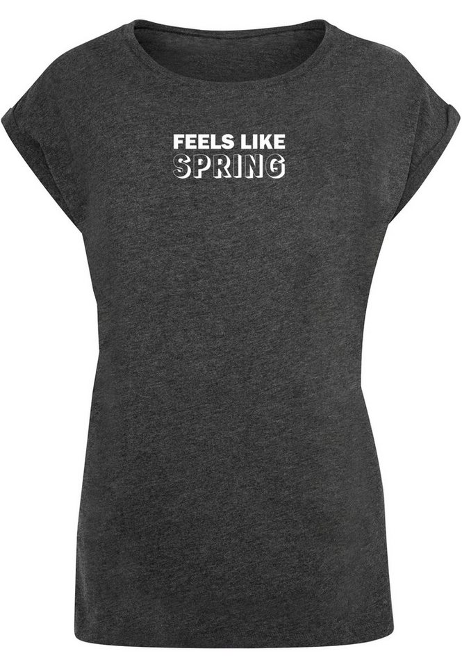 Merchcode T-Shirt Merchcode Damen Ladies Spring - Feels like T-Shirt (1-tlg) von Merchcode