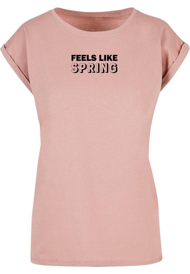 Merchcode T-Shirt Merchcode Damen Ladies Spring - Feels like T-Shirt (1-tlg) von Merchcode