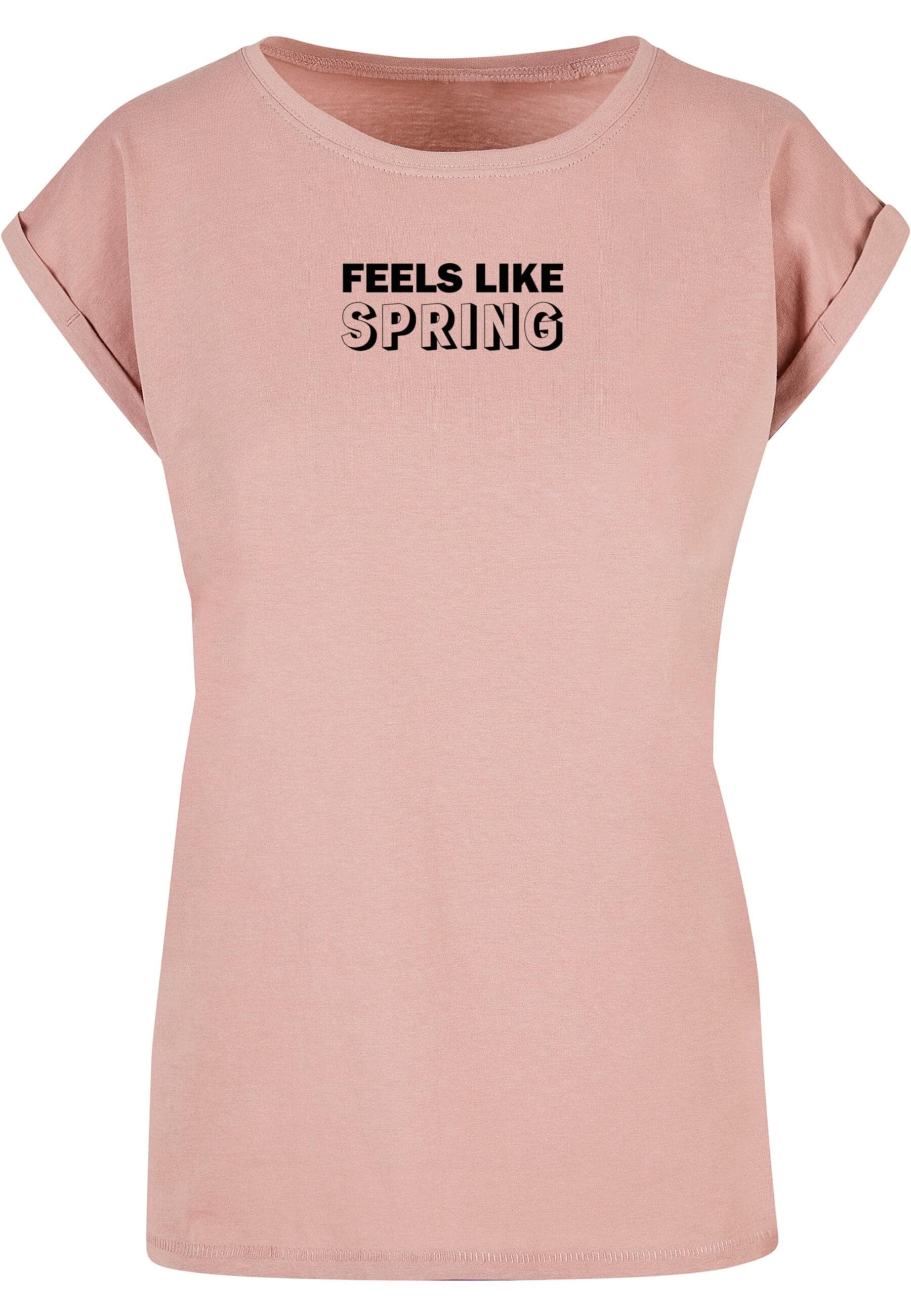 Merchcode T-Shirt "Merchcode Damen Ladies Spring - Feels like T-Shirt", (1 tlg.) von Merchcode