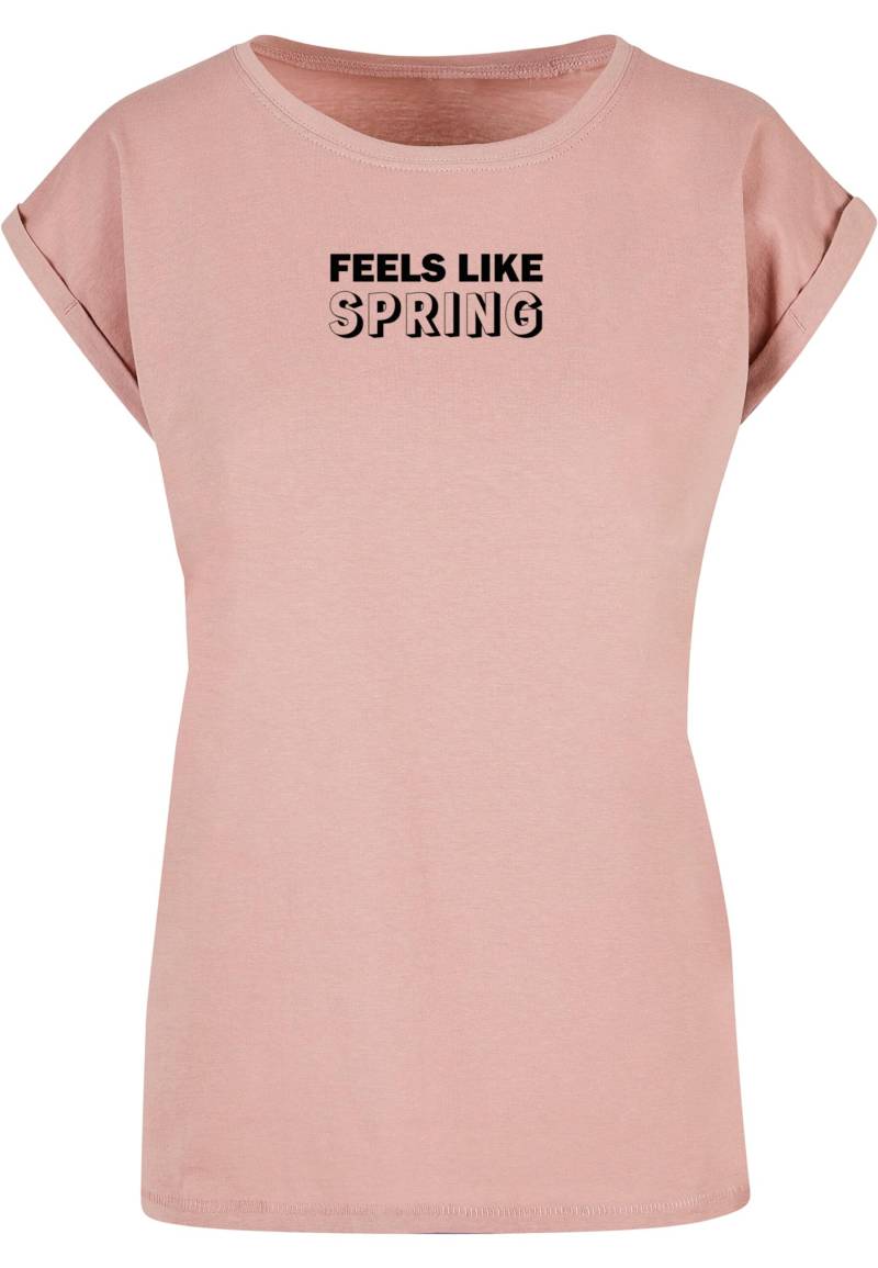 Merchcode T-Shirt "Merchcode Damen Ladies Spring - Feels like T-Shirt", (1 tlg.) von Merchcode