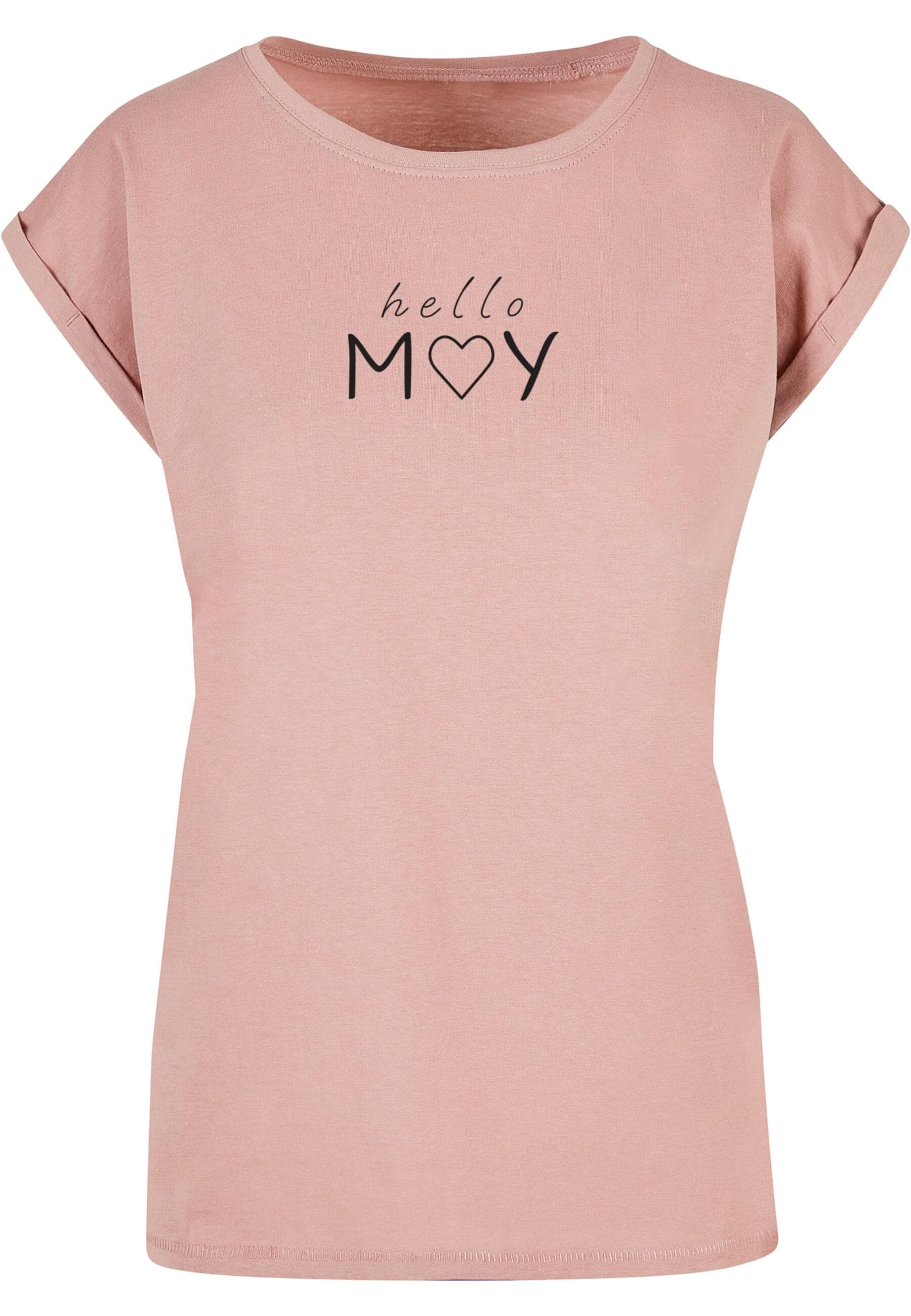 Merchcode T-Shirt "Merchcode Damen Ladies Spring - Hello may T-Shirt", (1 tlg.) von Merchcode