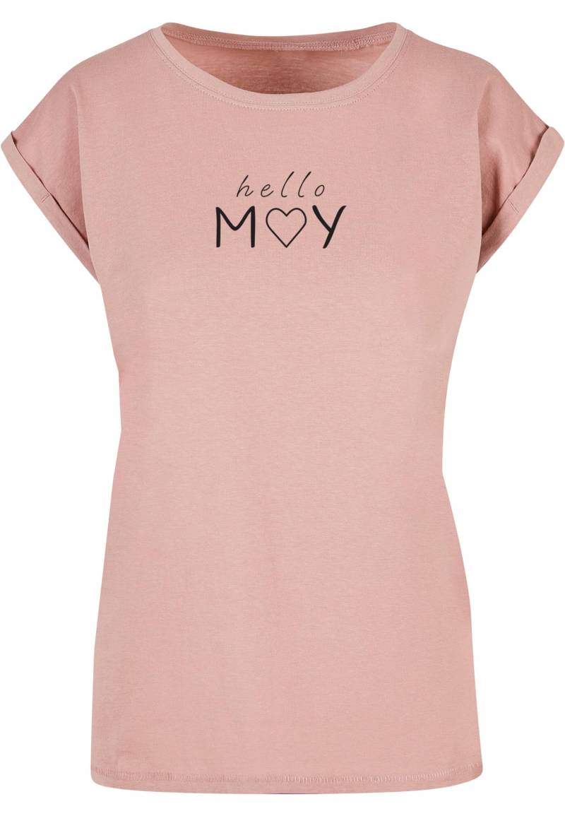 Merchcode T-Shirt "Merchcode Damen Ladies Spring - Hello may T-Shirt", (1 tlg.) von Merchcode