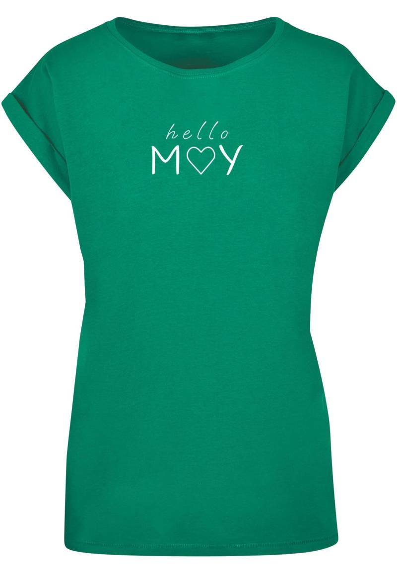 Merchcode T-Shirt "Merchcode Damen Ladies Spring - Hello may T-Shirt", (1 tlg.) von Merchcode