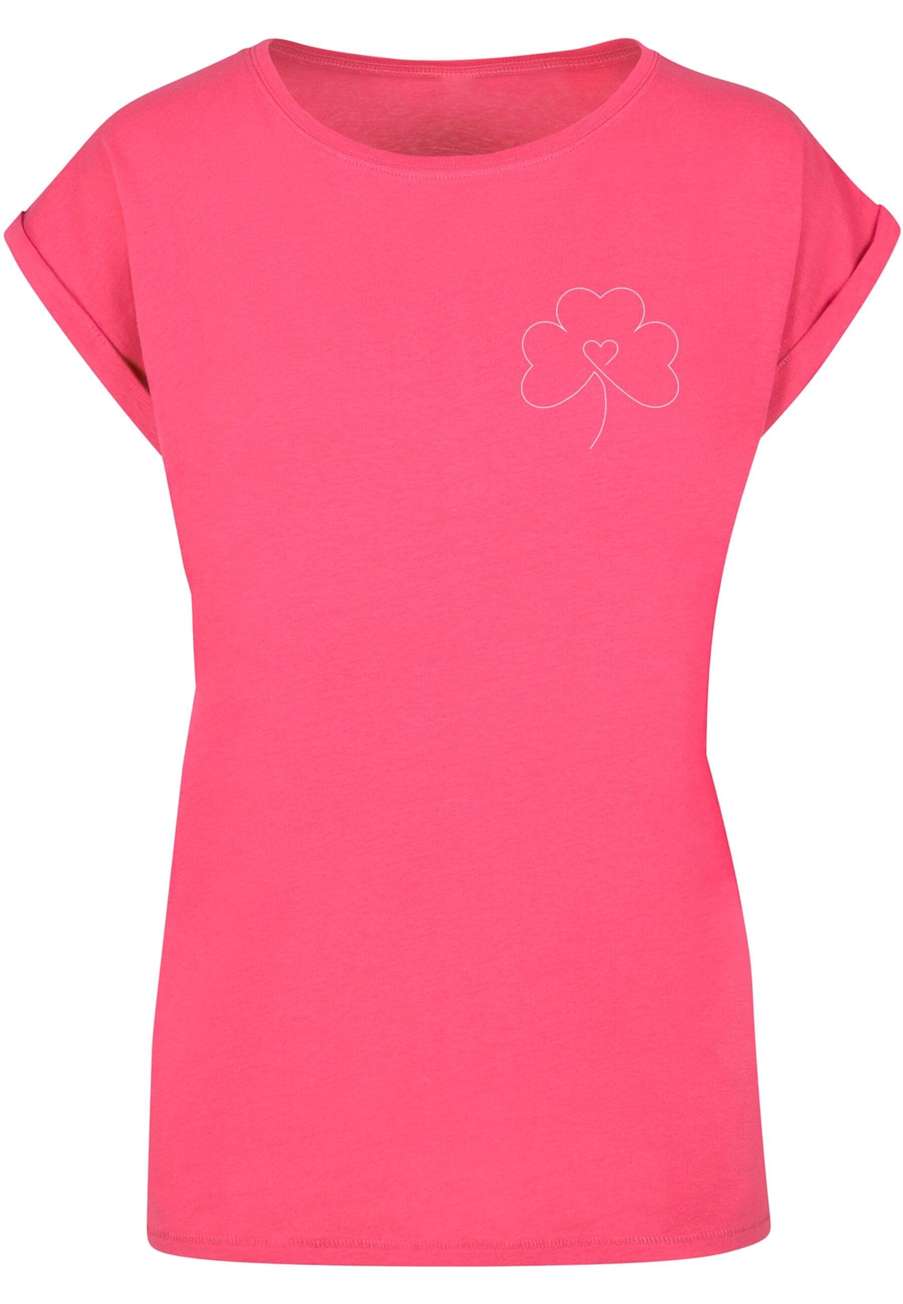 Merchcode T-Shirt "Merchcode Damen Ladies Spring - Leaf Clover Flower T-Shirt", (1 tlg.) von Merchcode