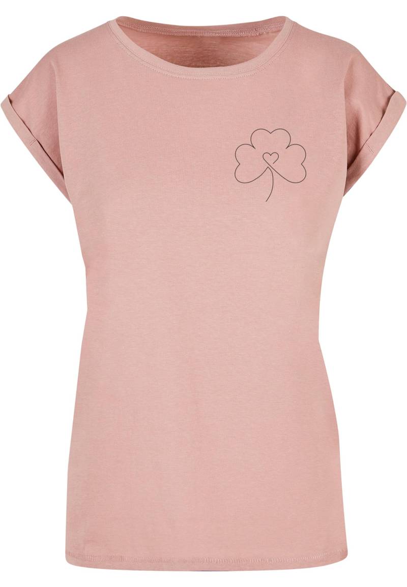 Merchcode T-Shirt "Merchcode Damen Ladies Spring - Leaf Clover Flower T-Shirt", (1 tlg.) von Merchcode