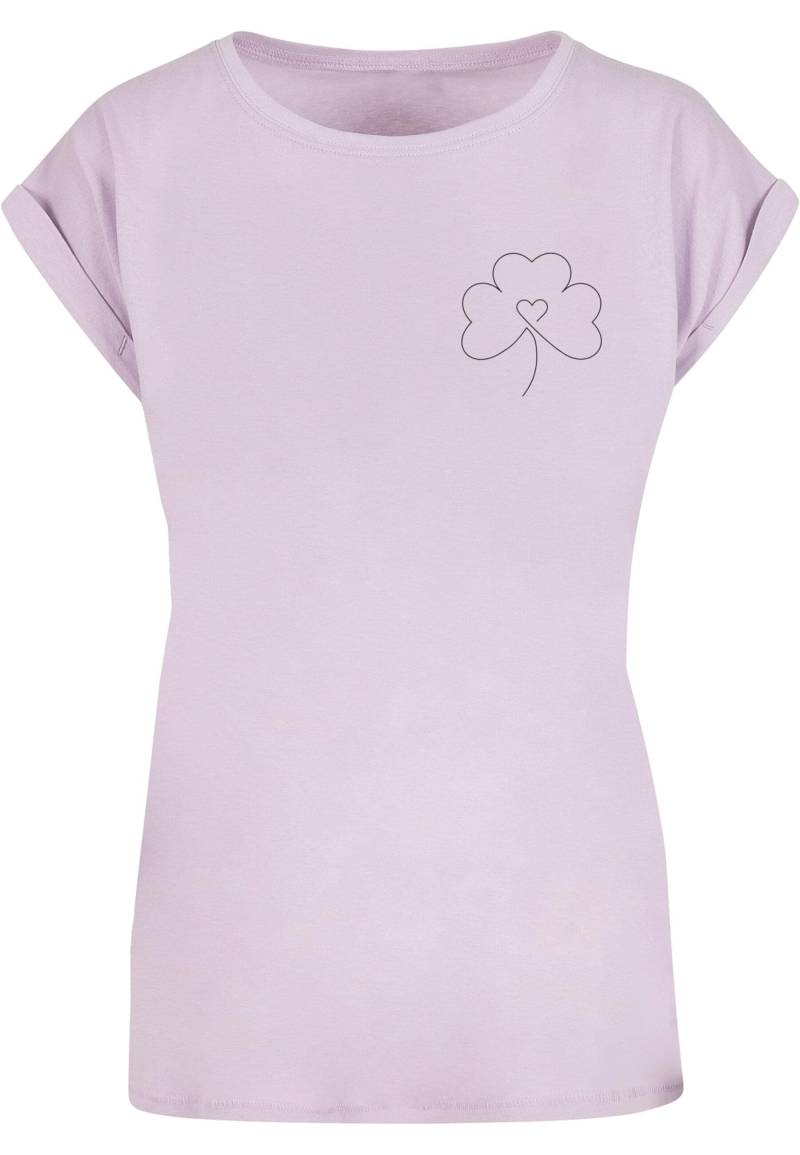 Merchcode T-Shirt "Merchcode Damen Ladies Spring - Leaf Clover Flower T-Shirt", (1 tlg.) von Merchcode