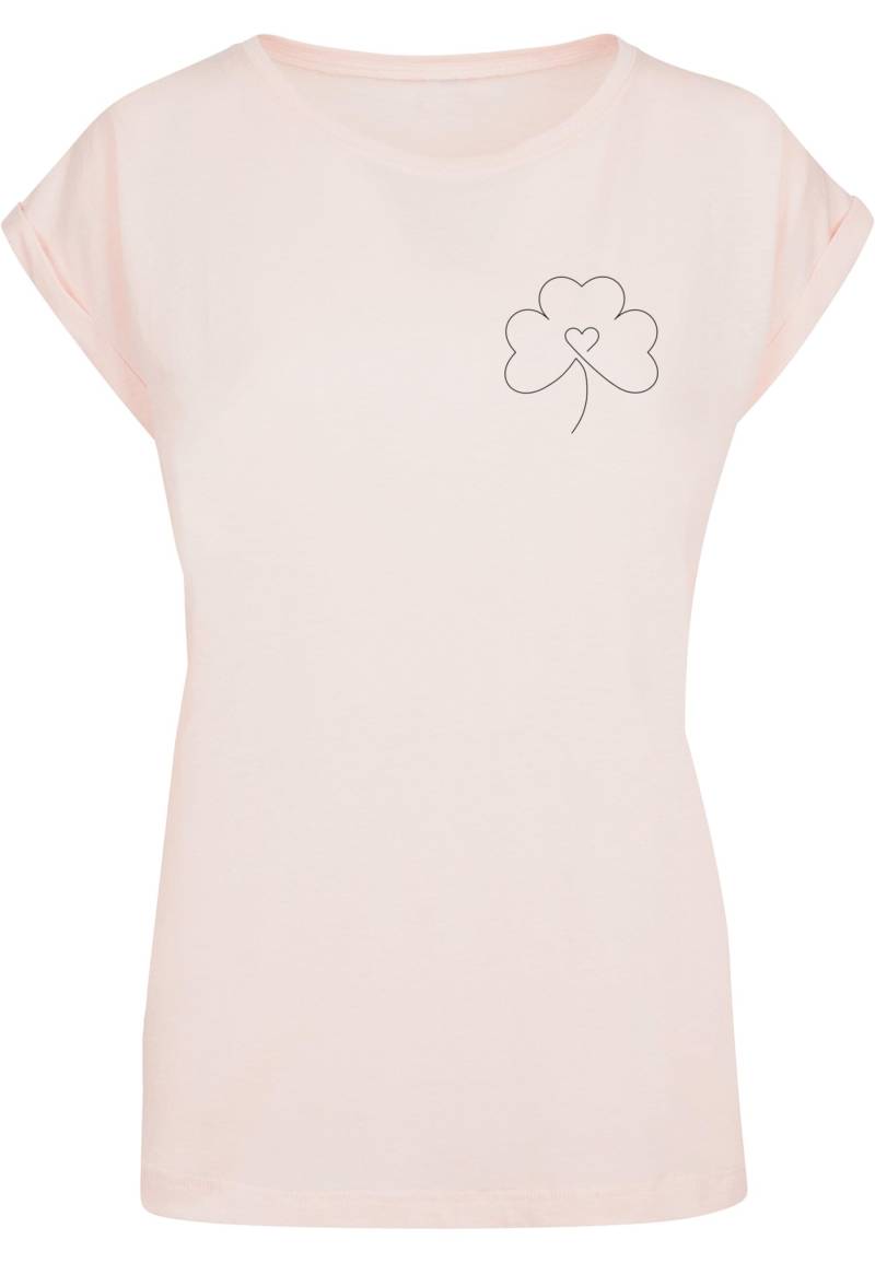 Merchcode T-Shirt "Merchcode Damen Ladies Spring - Leaf Clover Flower T-Shirt", (1 tlg.) von Merchcode