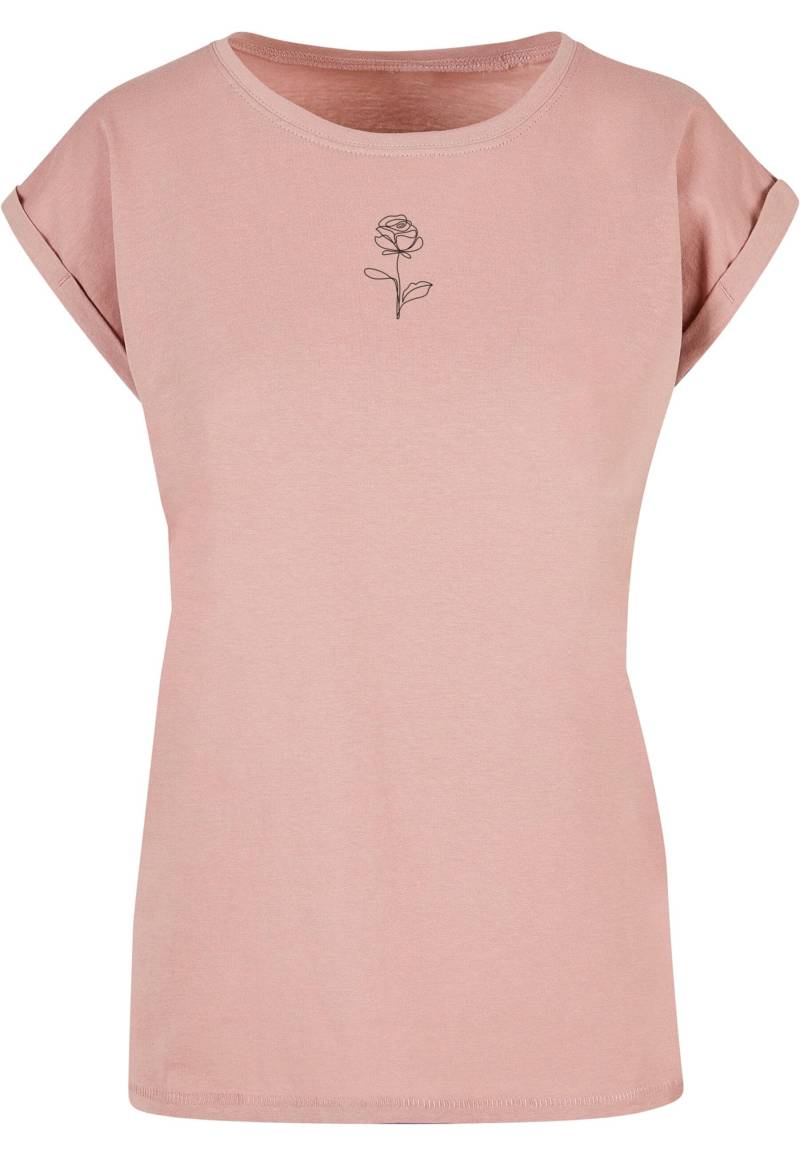 Merchcode T-Shirt "Merchcode Damen Ladies Spring - Rose T-Shirt" 1 Stk. tlg. von Merchcode