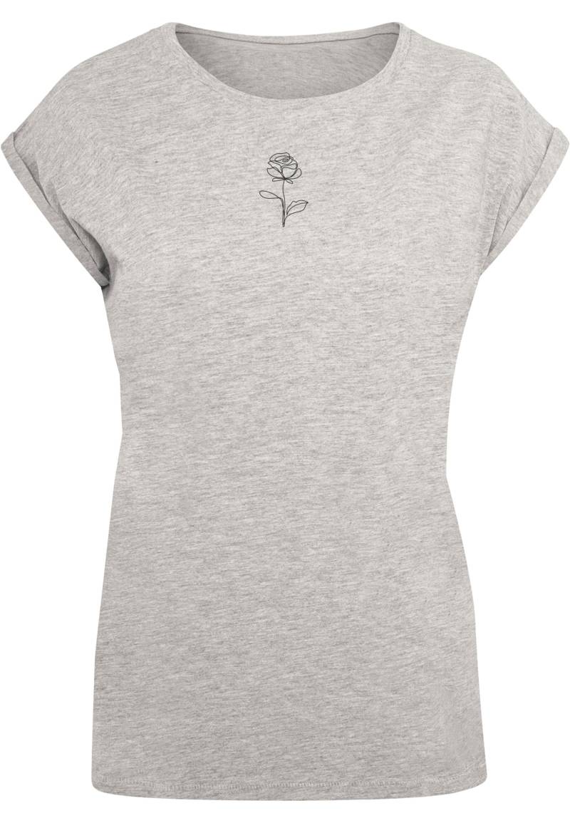 Merchcode T-Shirt "Merchcode Damen Ladies Spring - Rose T-Shirt", (1 tlg.) von Merchcode