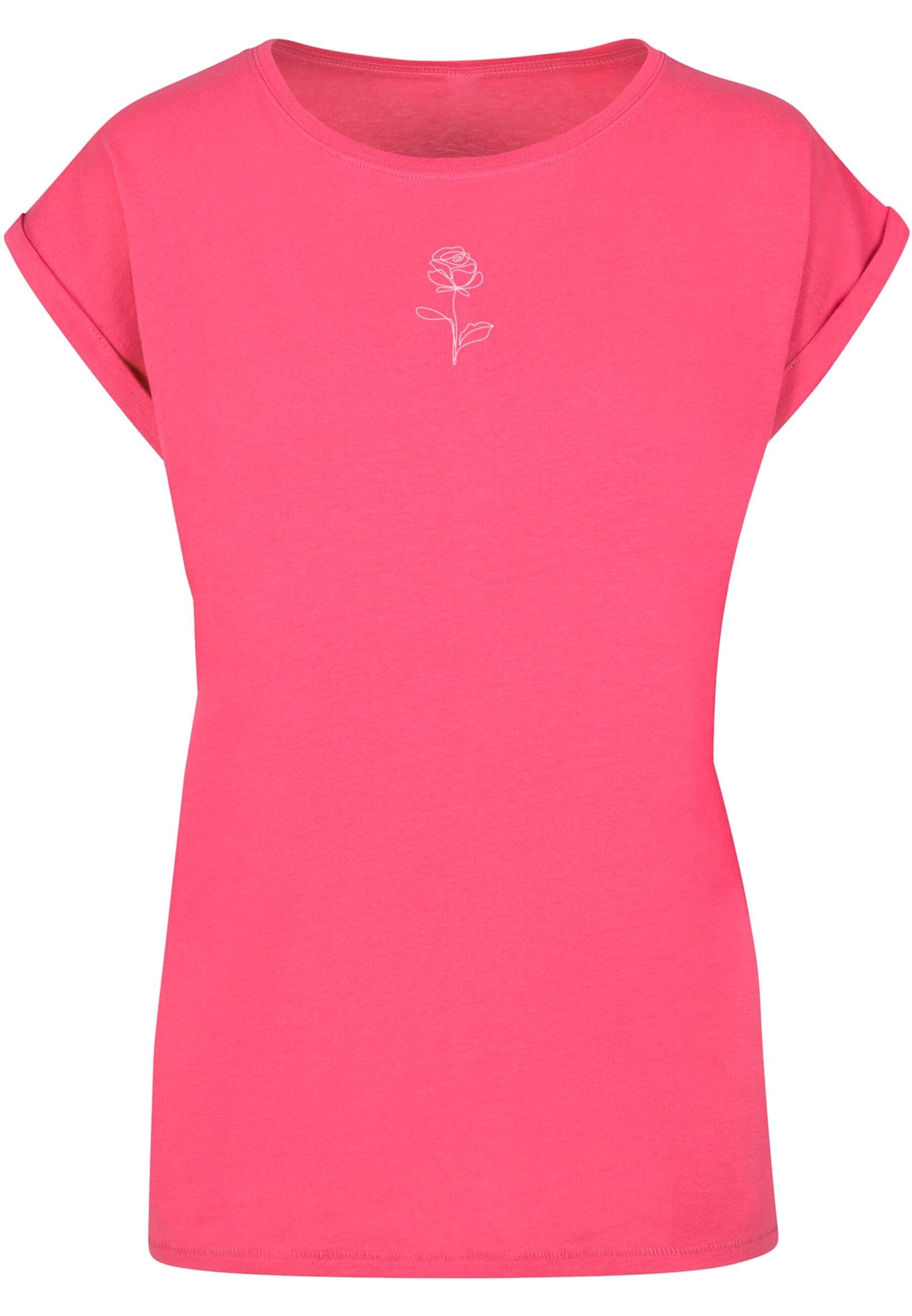 Merchcode T-Shirt "Merchcode Damen Ladies Spring - Rose T-Shirt", (1 tlg.) von Merchcode