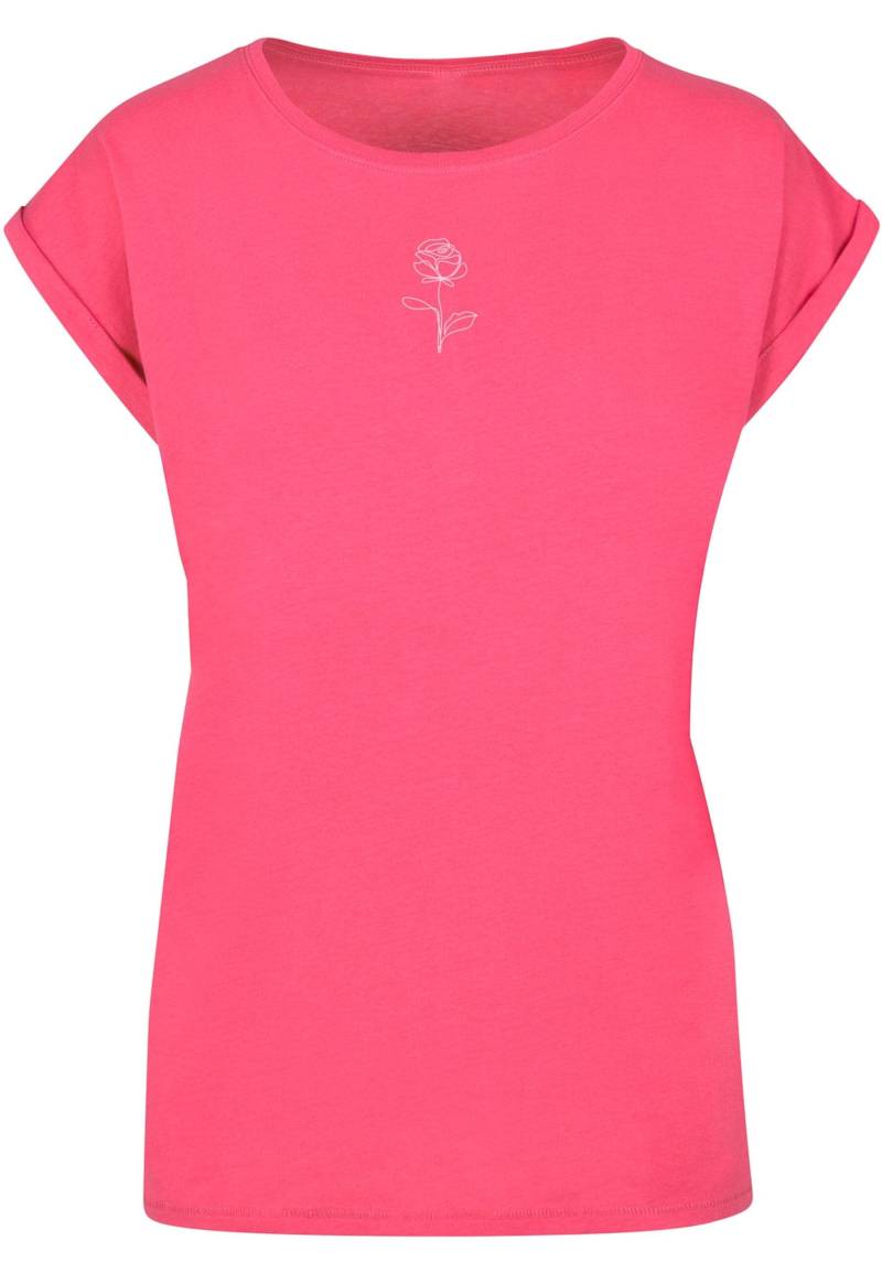 Merchcode T-Shirt "Merchcode Damen Ladies Spring - Rose T-Shirt", (1 tlg.) von Merchcode