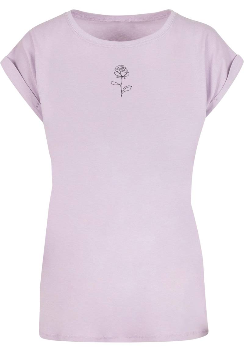 Merchcode T-Shirt "Merchcode Damen Ladies Spring - Rose T-Shirt", (1 tlg.) von Merchcode