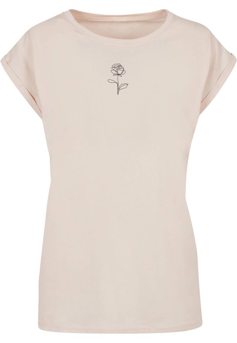 Merchcode T-Shirt "Merchcode Damen Ladies Spring - Rose T-Shirt", (1 tlg.) von Merchcode
