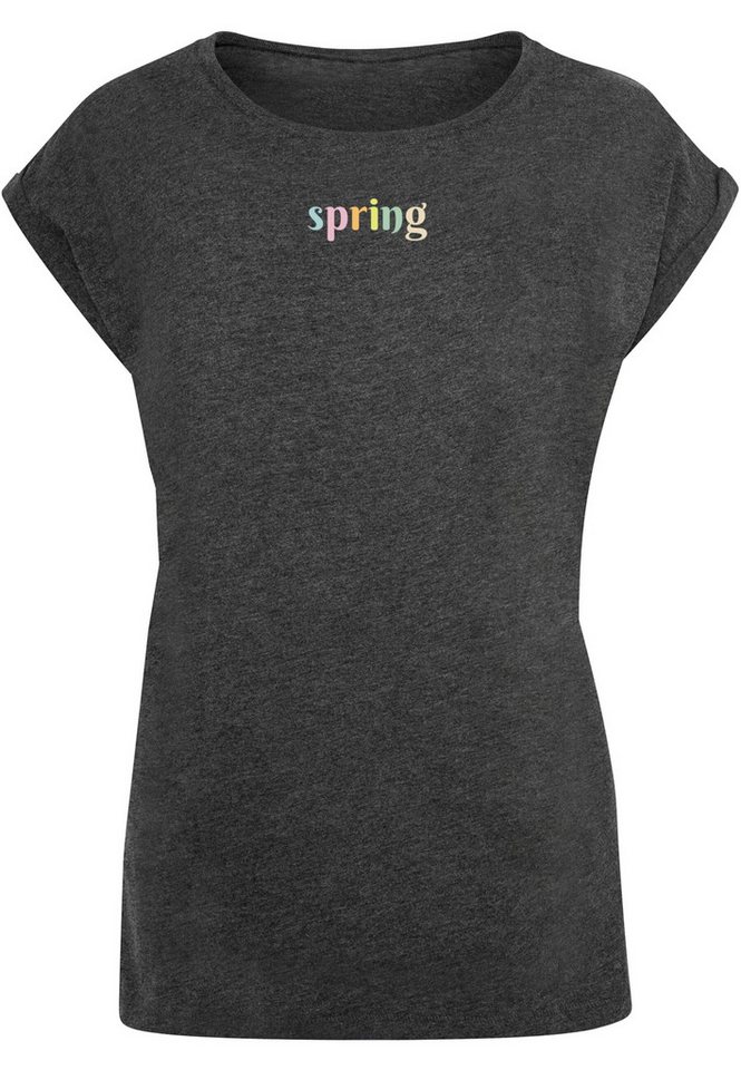 Merchcode T-Shirt Merchcode Damen Ladies Spring - Spring color T-Shirt (1-tlg) von Merchcode