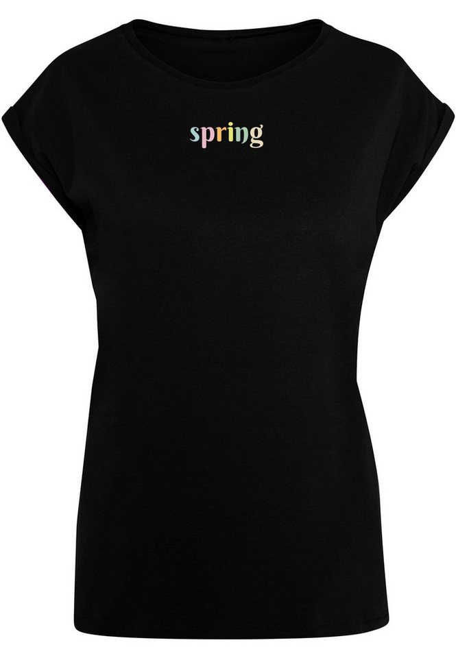 Merchcode T-Shirt Merchcode Damen Ladies Spring - Spring color T-Shirt (1-tlg) von Merchcode