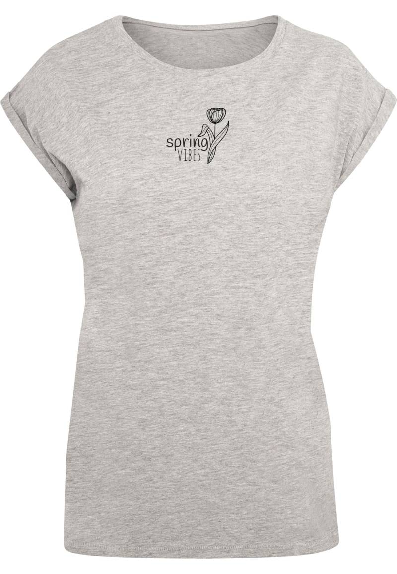 Merchcode T-Shirt "Merchcode Damen Ladies Spring - Vibes T-Shirt", (1 tlg.) von Merchcode