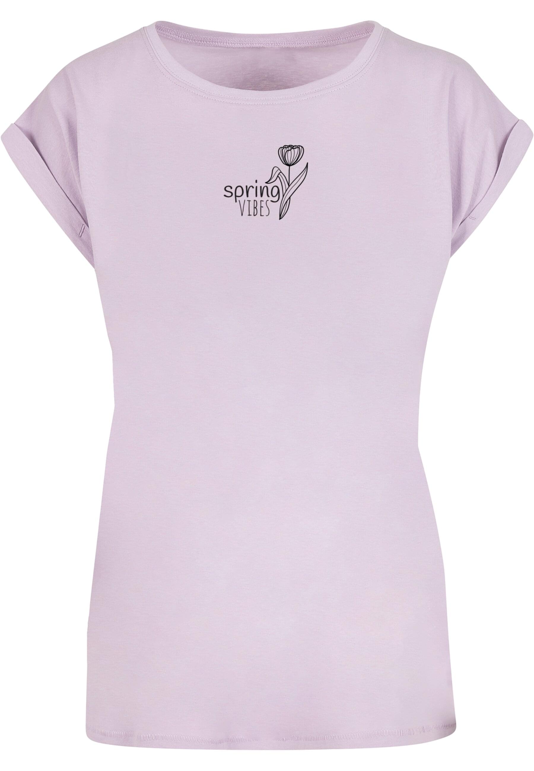 Merchcode T-Shirt "Merchcode Damen Ladies Spring - Vibes T-Shirt", (1 tlg.) von Merchcode