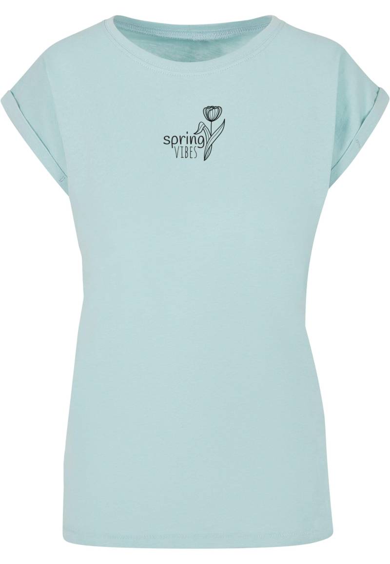 Merchcode T-Shirt "Merchcode Damen Ladies Spring - Vibes T-Shirt", (1 tlg.) von Merchcode