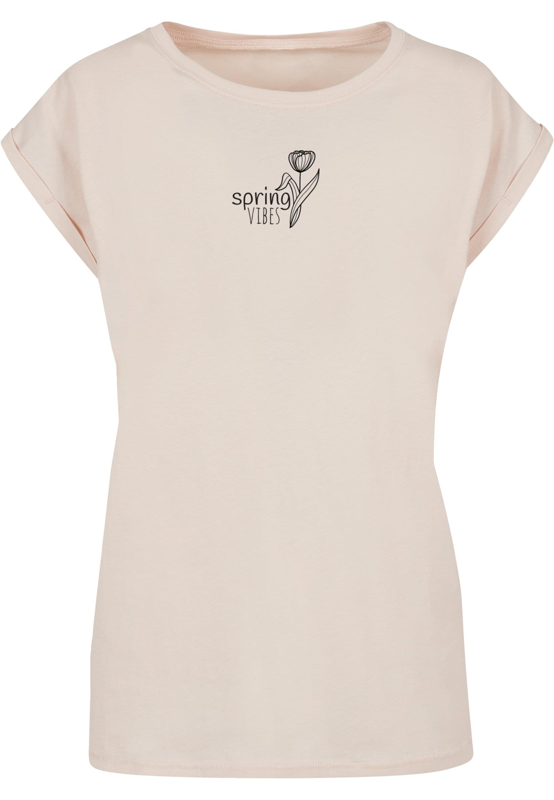 Merchcode T-Shirt "Merchcode Damen Ladies Spring - Vibes T-Shirt", (1 tlg.) von Merchcode