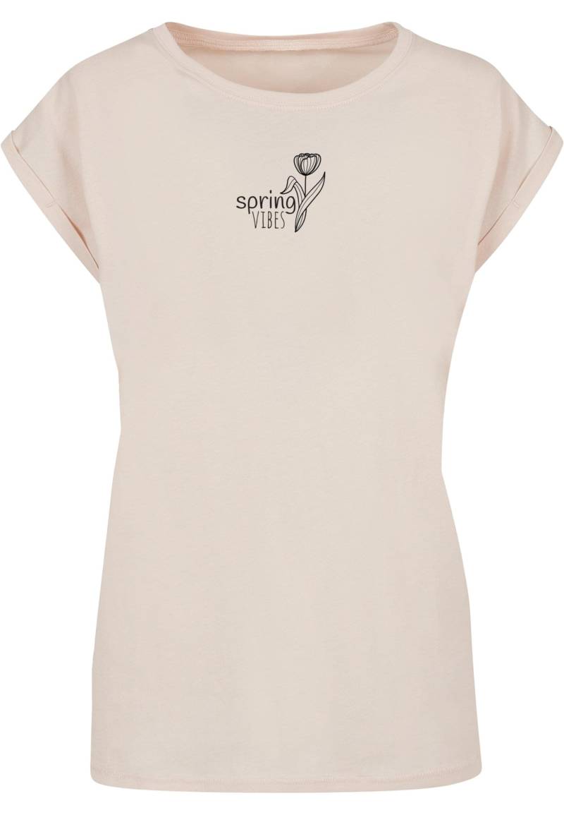 Merchcode T-Shirt "Merchcode Damen Ladies Spring - Vibes T-Shirt", (1 tlg.) von Merchcode