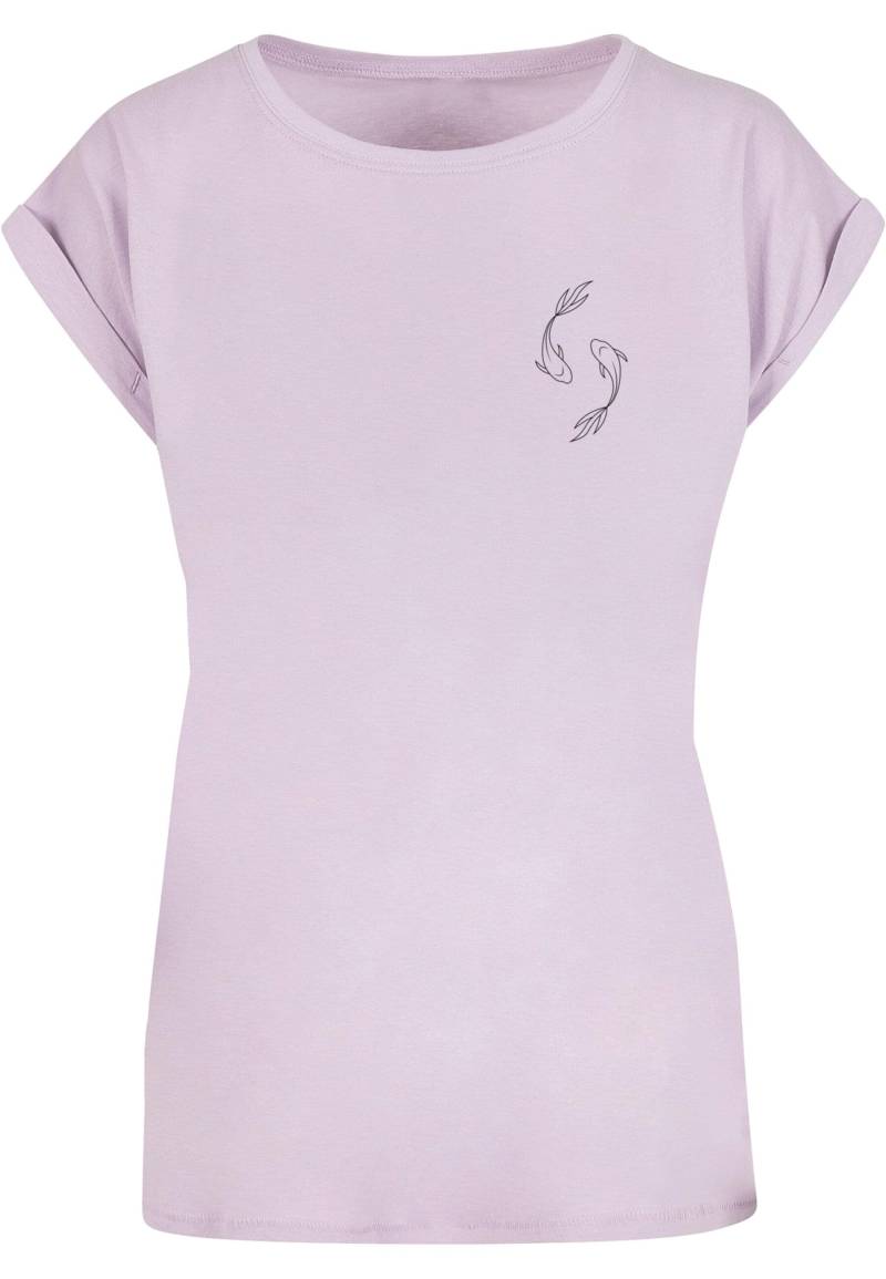 Merchcode T-Shirt "Merchcode Damen Ladies Spring - Yin & Jang Fish T-Shirt", (1 tlg.) von Merchcode