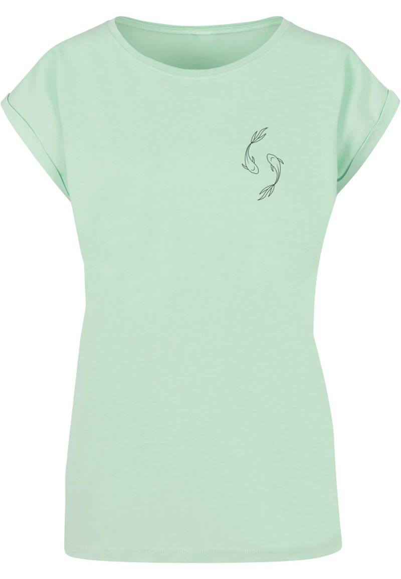 Merchcode T-Shirt "Merchcode Damen Ladies Spring - Yin & Jang Fish T-Shirt", (1 tlg.) von Merchcode