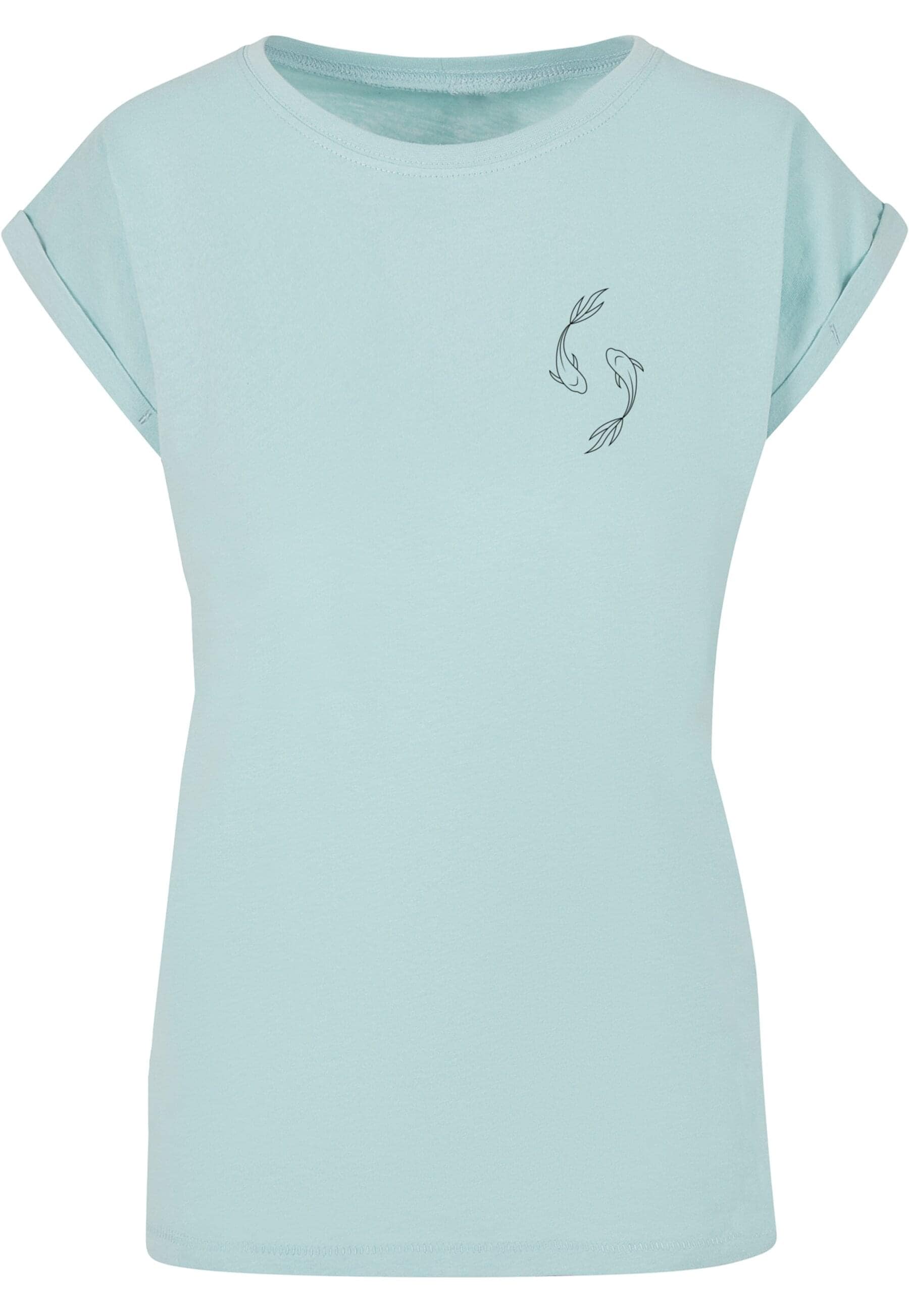 Merchcode T-Shirt "Merchcode Damen Ladies Spring - Yin & Jang Fish T-Shirt", (1 tlg.) von Merchcode