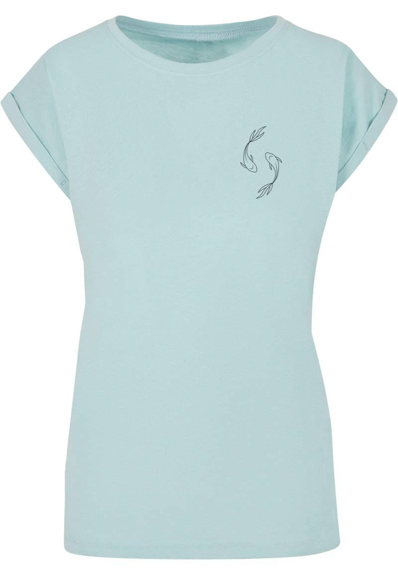 Merchcode T-Shirt "Merchcode Damen Ladies Spring - Yin & Jang Fish T-Shirt", (1 tlg.) von Merchcode