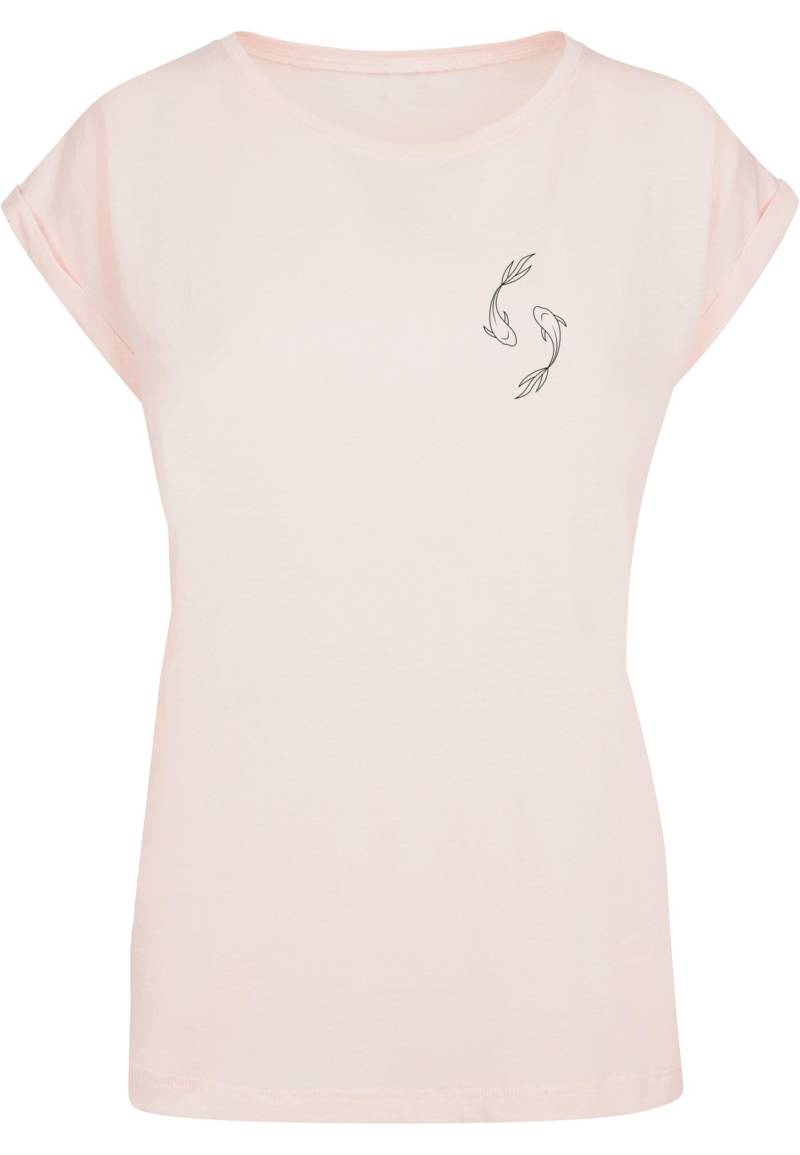 Merchcode T-Shirt "Merchcode Damen Ladies Spring - Yin & Jang Fish T-Shirt", (1 tlg.) von Merchcode