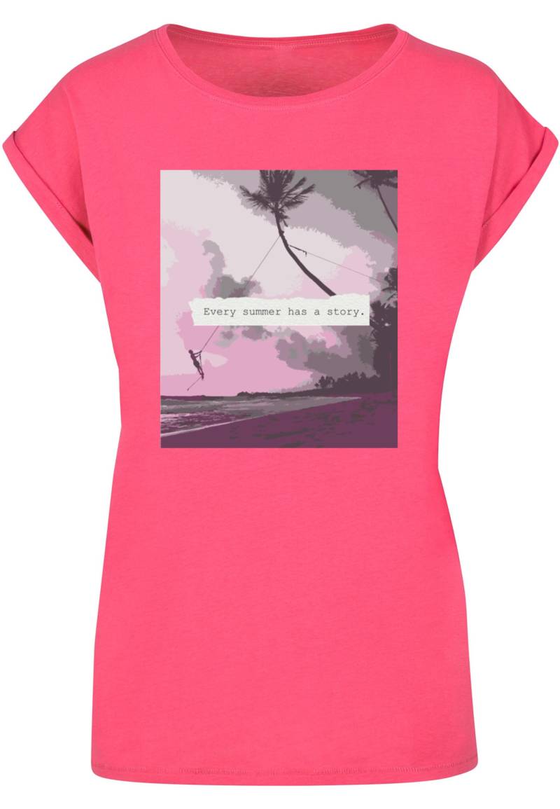 Merchcode T-Shirt "Merchcode Damen Ladies Summer - Every summer has a story T-Shirt", (1 tlg.) von Merchcode