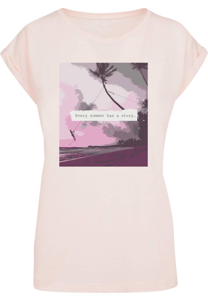 Merchcode T-Shirt "Merchcode Damen Ladies Summer - Every summer has a story T-Shirt", (1 tlg.) von Merchcode