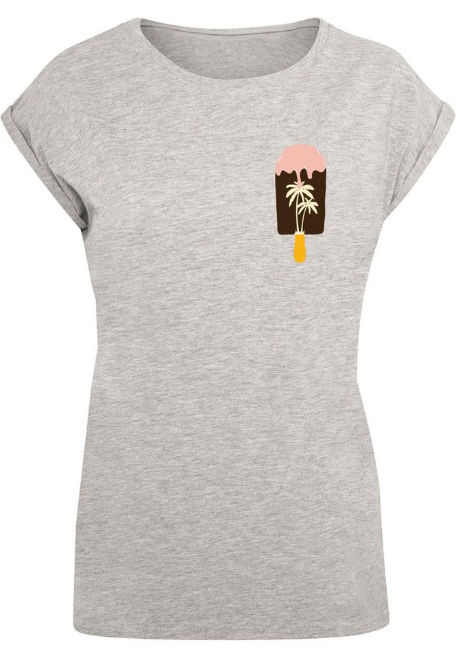 Merchcode T-Shirt Merchcode Damen Ladies Summer - Icecream T-Shirt (1-tlg) von Merchcode