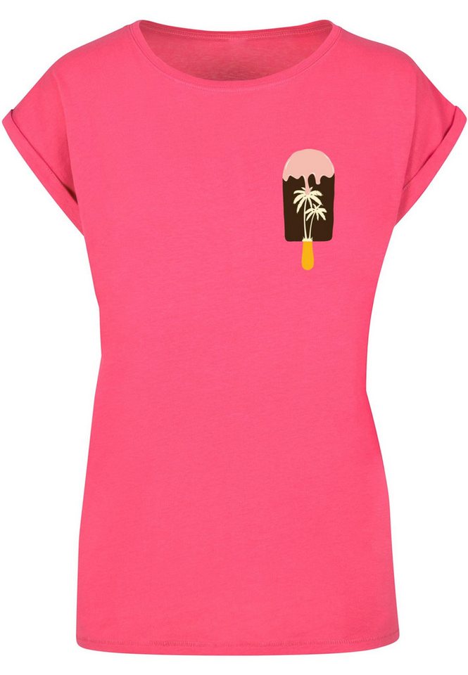Merchcode T-Shirt Merchcode Damen Ladies Summer - Icecream T-Shirt (1-tlg) von Merchcode