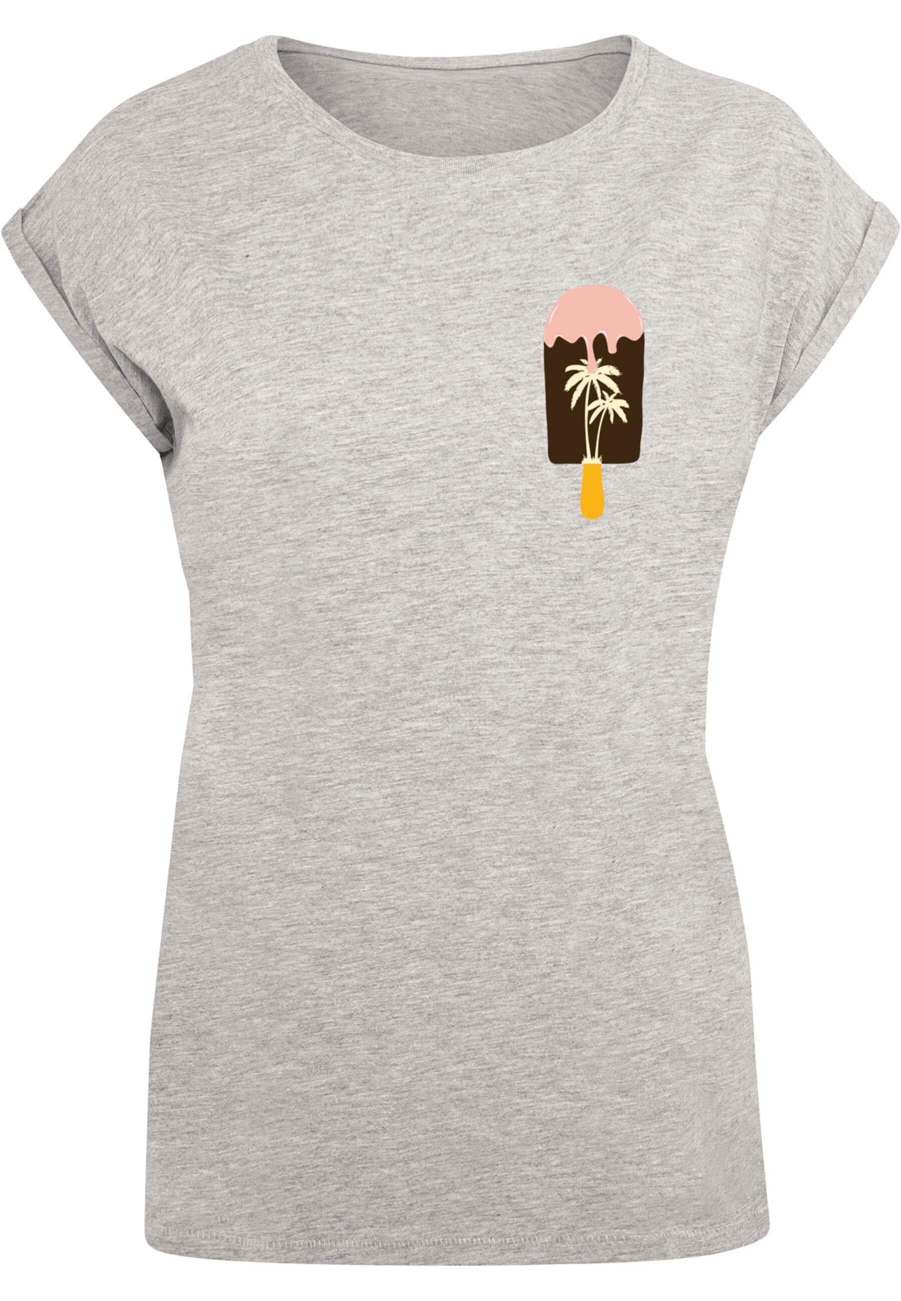 Merchcode T-Shirt "Merchcode Damen Ladies Summer - Icecream T-Shirt" 1 Stk. tlg. von Merchcode