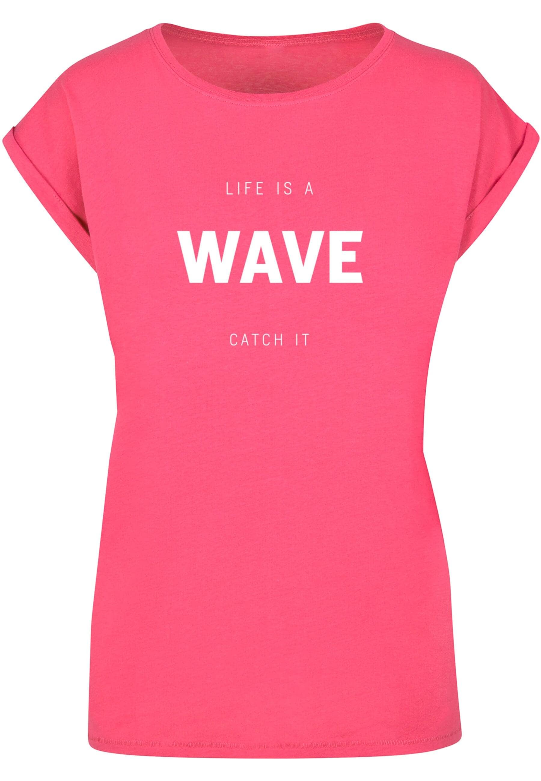 Merchcode T-Shirt "Merchcode Damen Ladies Summer - Life is a wave T-Shirt" 1 Stk. tlg. von Merchcode