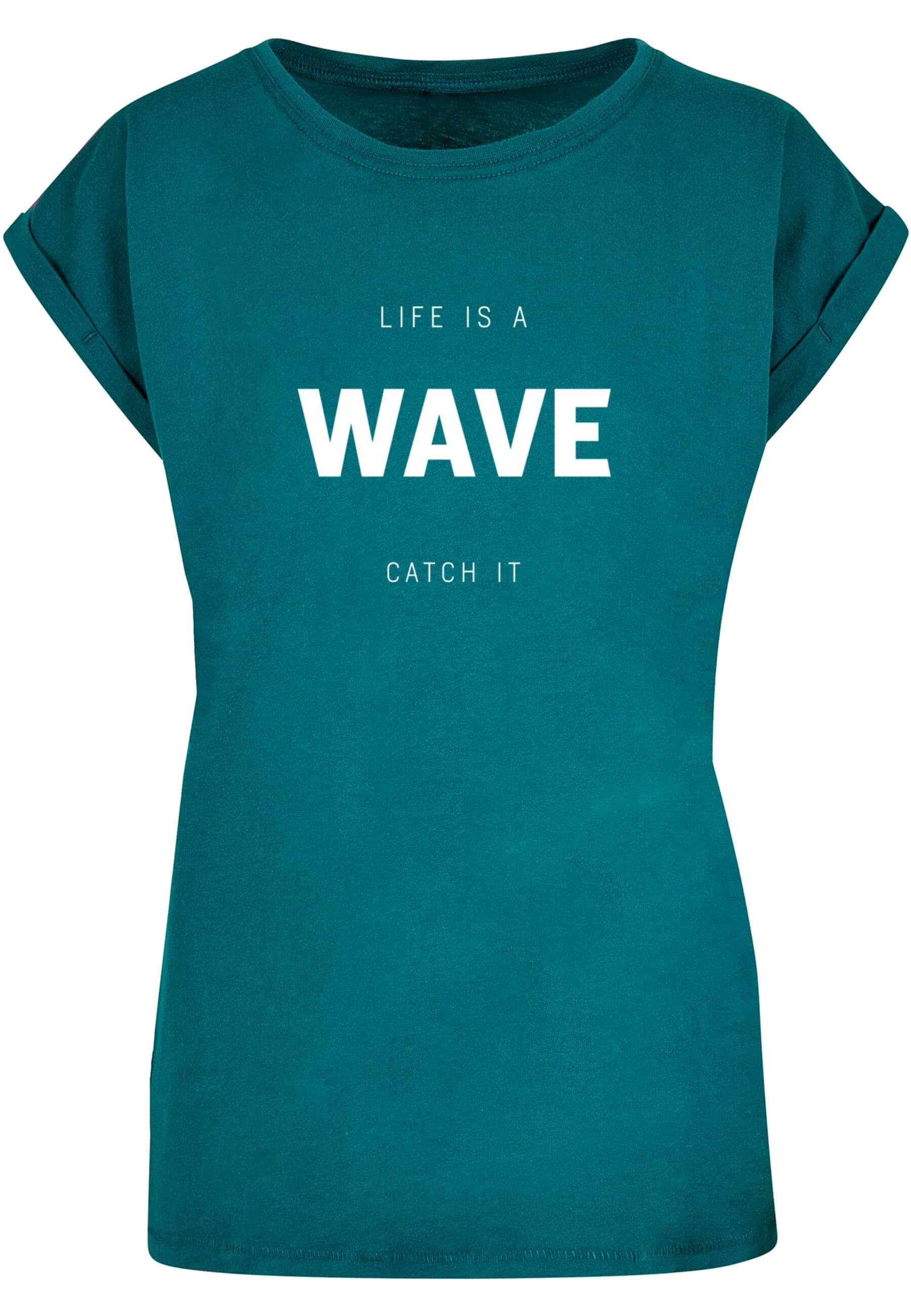 Merchcode T-Shirt "Merchcode Damen Ladies Summer - Life is a wave T-Shirt", (1 tlg.) Merchcode T-Shirt "Merchcode Damen Ladies Summer - Life is a wave T-Shirt", (1 tlg.) von Merchcode